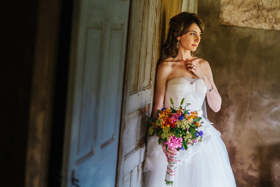 Bride at Blue Hound Farm