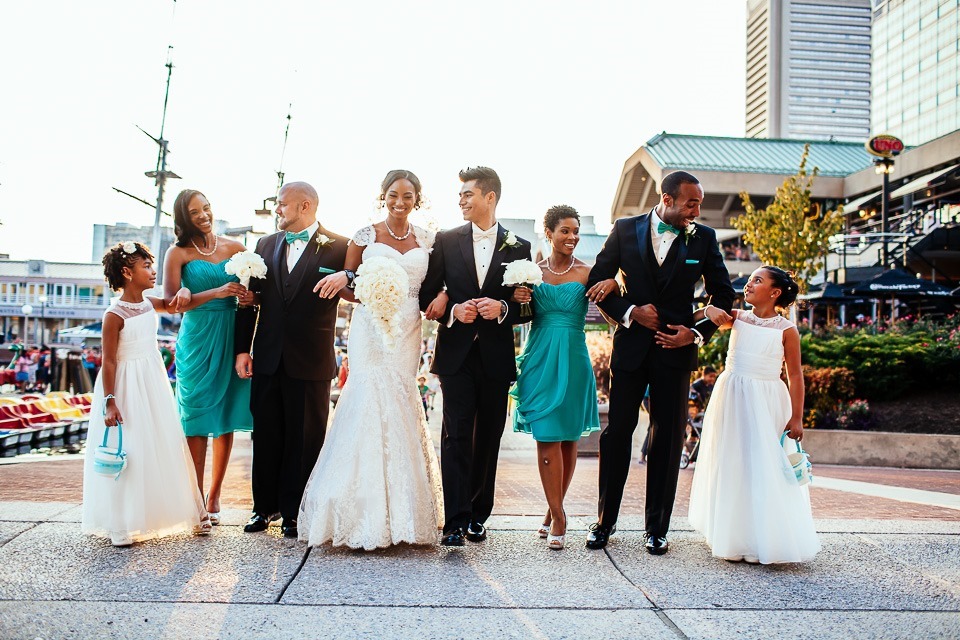 Baltimore Inner Harbor Wedding Photographers