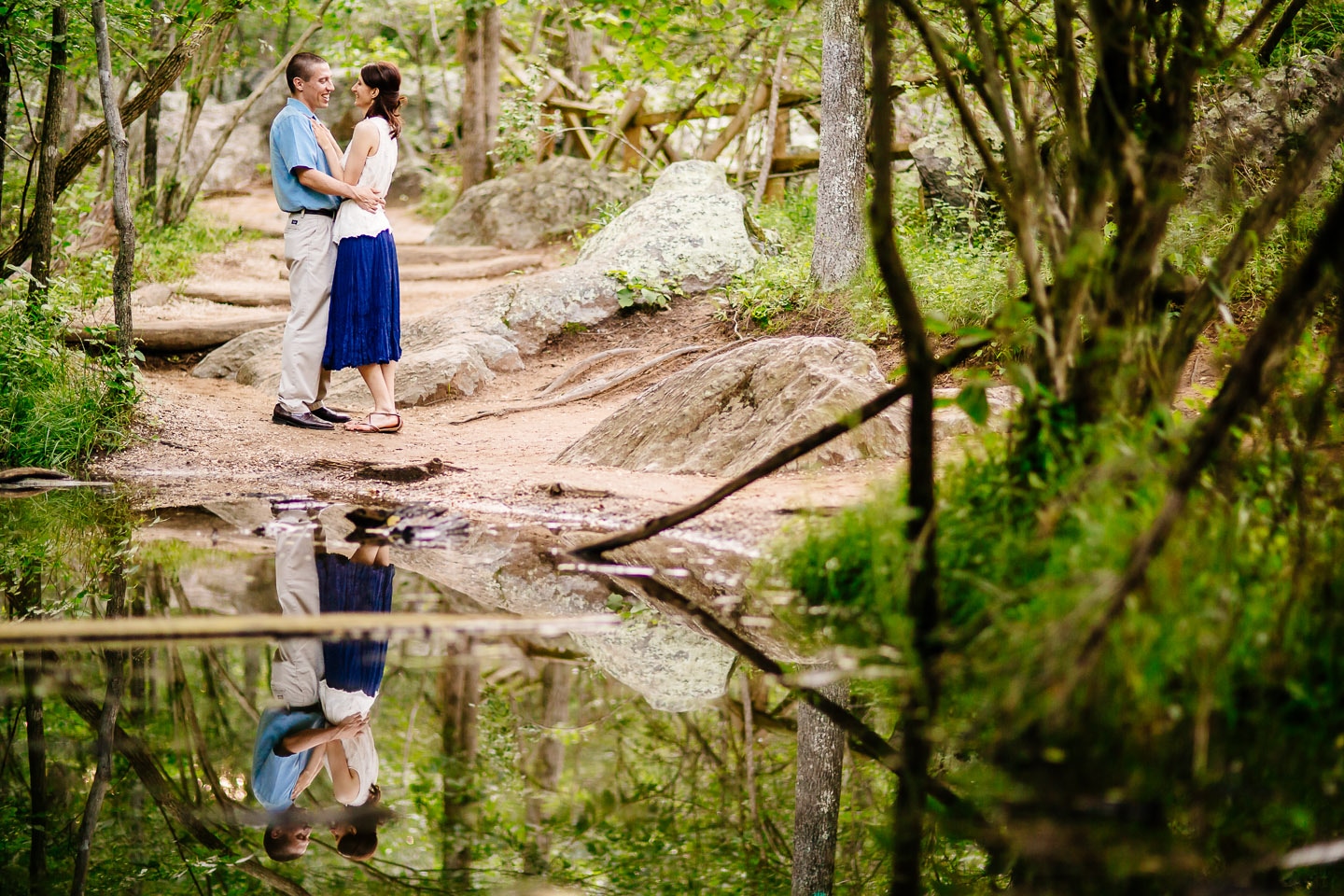 Great Falls National Park Engagement Photography