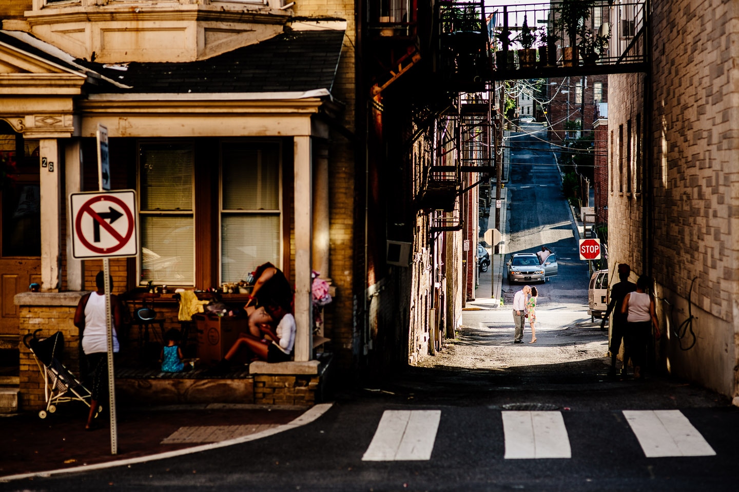 Downtown Lancaster Engagement Photography