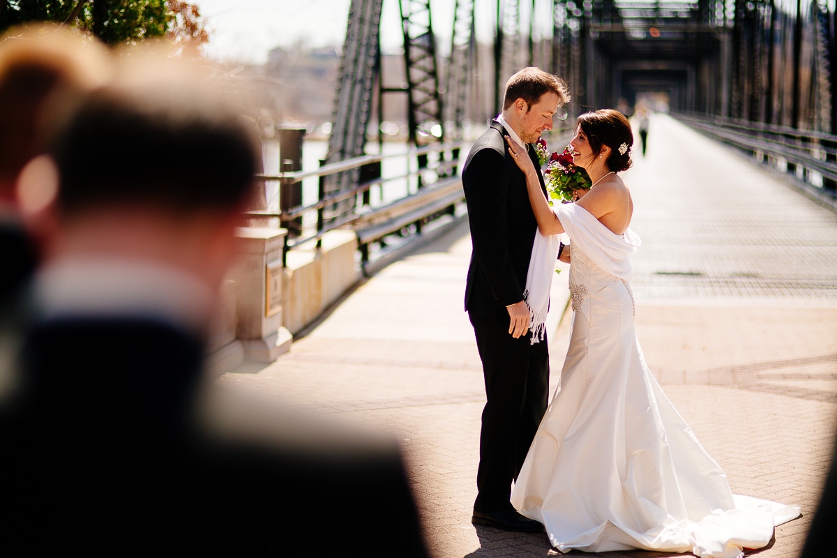 Walnut Street Bridge Wedding Photography