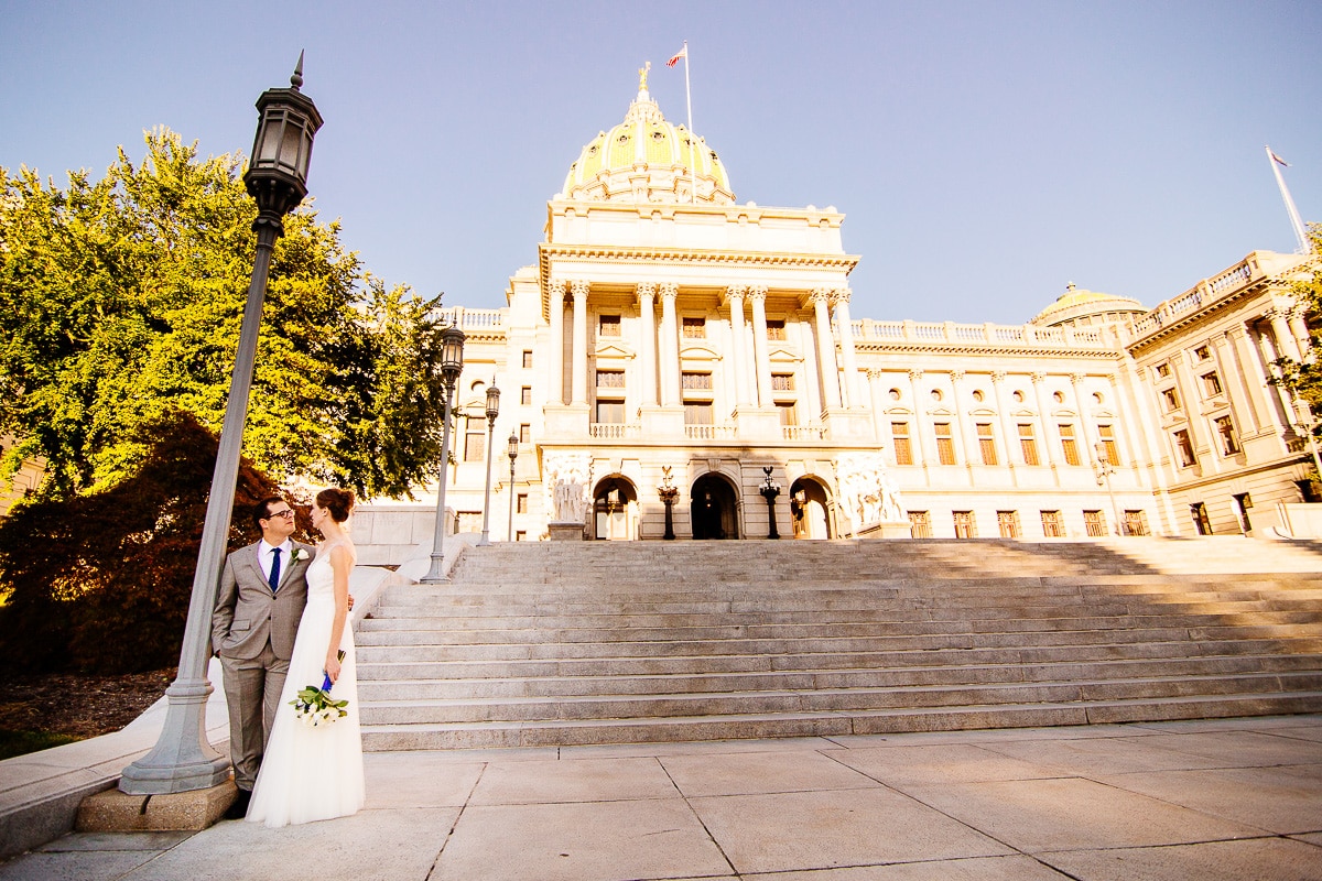 Pennsylvania State Capitol Wedding Photography