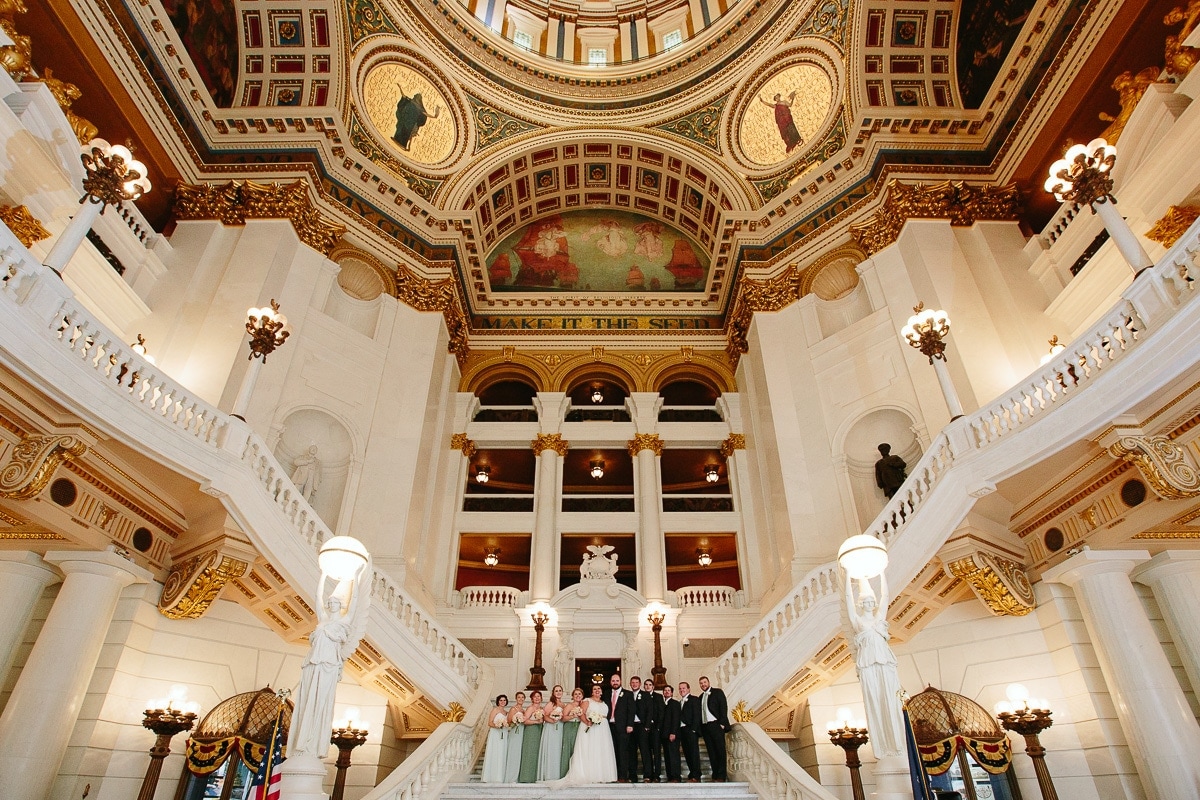 Pennsylvania State Capitol Wedding Photographers