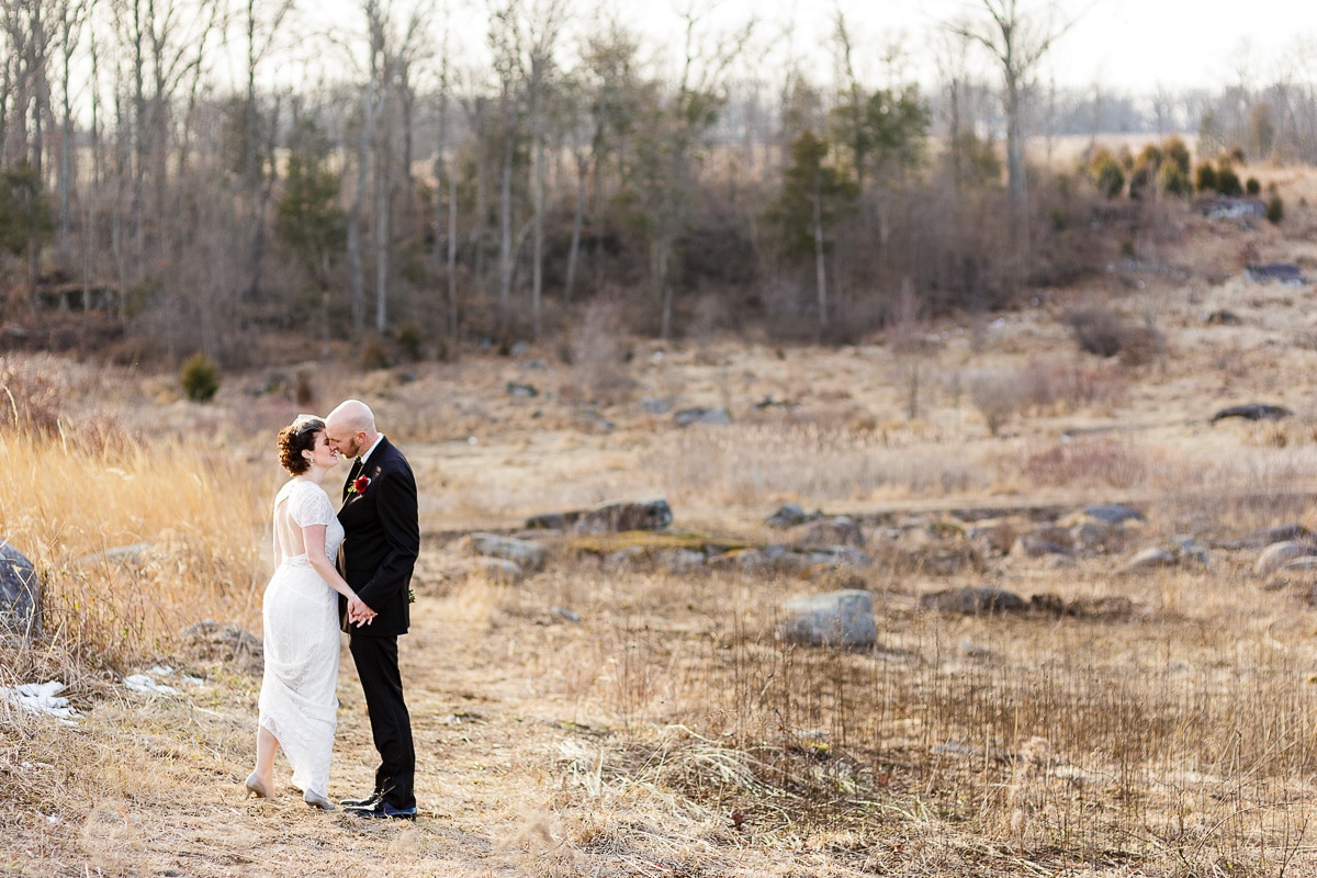 Gettysburg Battlefield Wedding